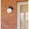 Westinghouse Fixture Wall Outdoor 60W Dusk to Dawn Eddystone Mt, Black Glassobe Wh Opl Glass 6121400 - alternate 2